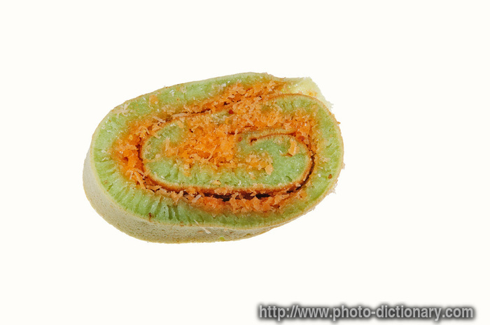 coconut meat pancake - photo/picture definition - coconut meat pancake word and phrase image