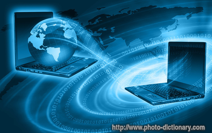 Internet - photo/picture definition - Internet word and phrase image