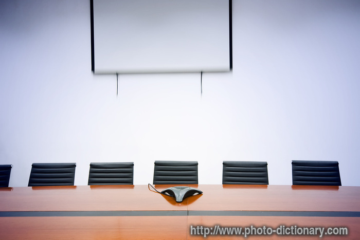 boardroom - photo/picture definition - boardroom word and phrase image