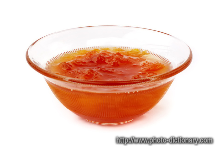 apricot marmalade - photo/picture definition - apricot marmalade word and phrase image