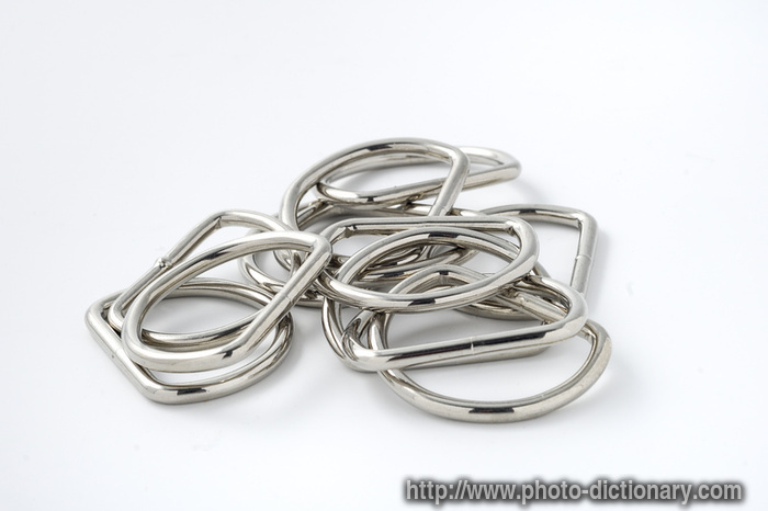 D rings - photo/picture definition - D rings word and phrase image