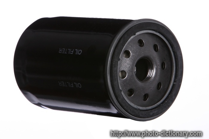 oil filter - photo/picture definition - oil filter word and phrase image