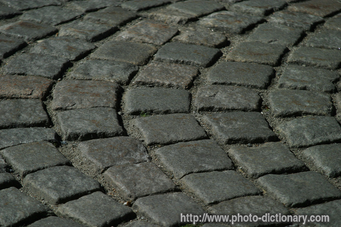 cobblestone - photo/picture definition - cobblestone word and phrase image