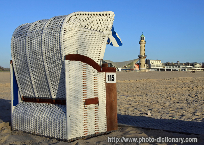 canopied beach chair - photo/picture definition - canopied beach chair word and phrase image