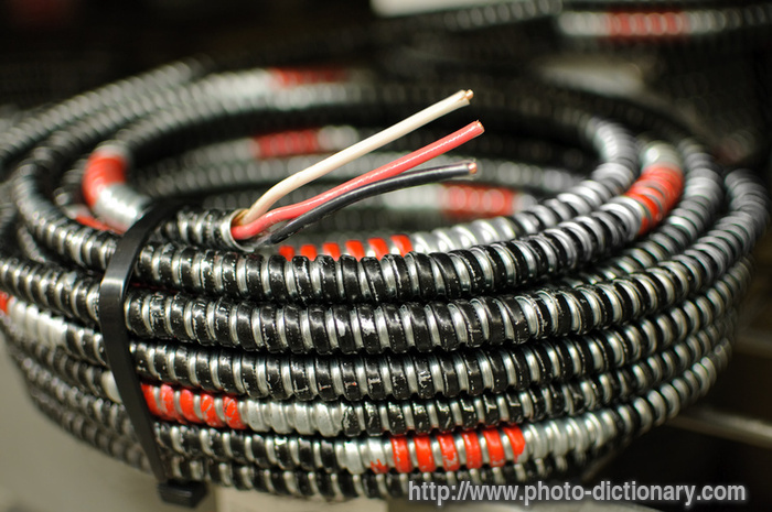 coil of cable - photo/picture definition - coil of cable word and phrase image