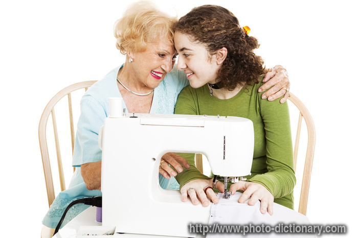 grandmother - photo/picture definition - grandmother word and phrase image