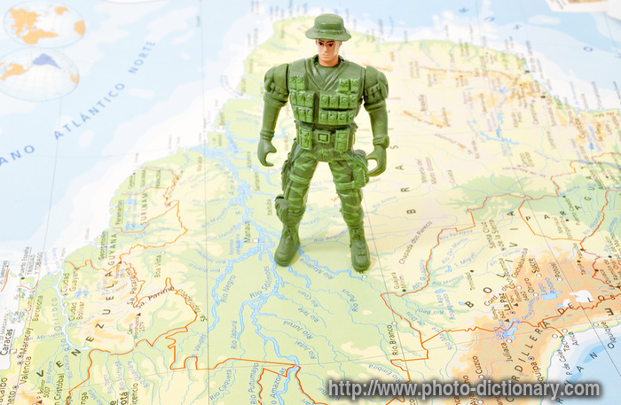 toy soldier - photo/picture definition - toy soldier word and phrase image