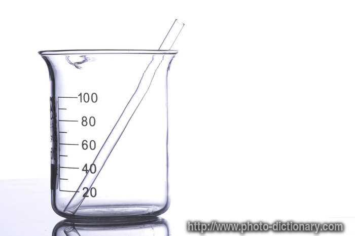 measuring flask - photo/picture definition - measuring flask word and phrase image
