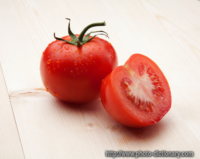 tomato - photo/picture definition - tomato word and phrase image
