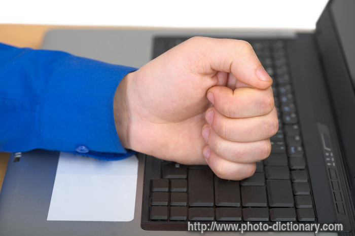 fist - photo/picture definition - fist word and phrase image