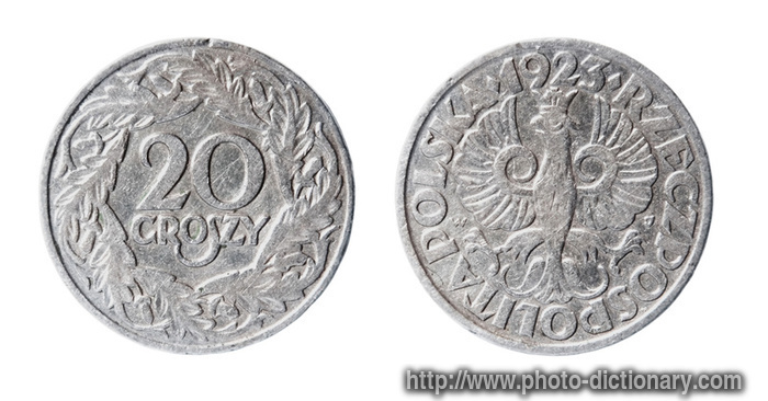 nickel coin - photo/picture definition - nickel coin word and phrase image