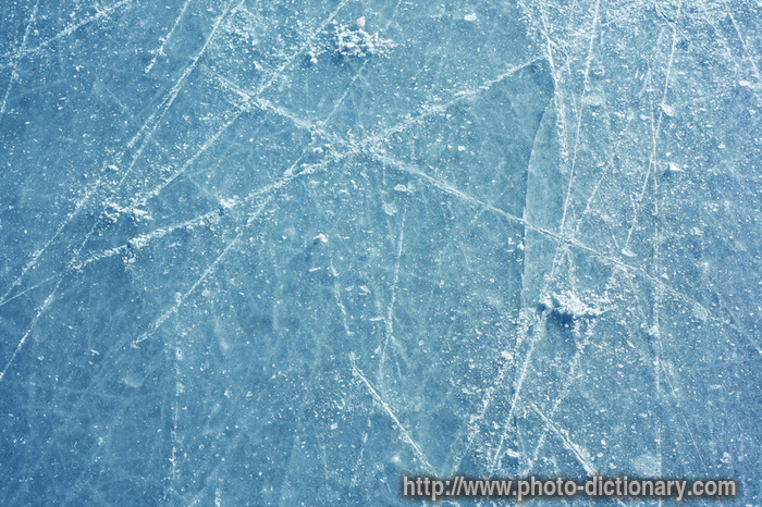 ice surface - photo/picture definition - ice surface word and phrase image