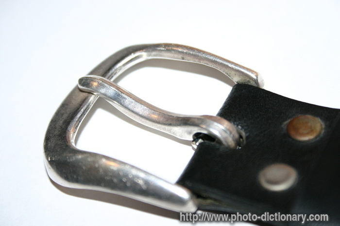buckle - photo/picture definition - buckle word and phrase image