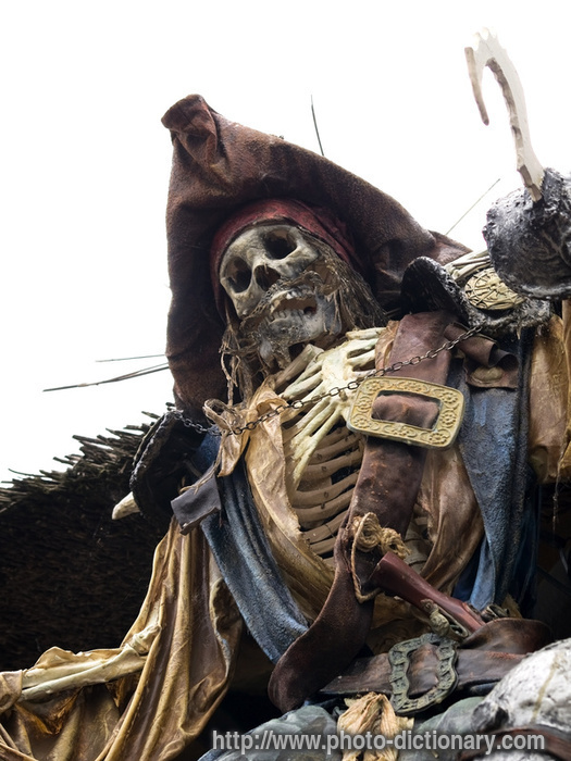 pirate skeleton - photo/picture definition at Photo Dictionary - pirate