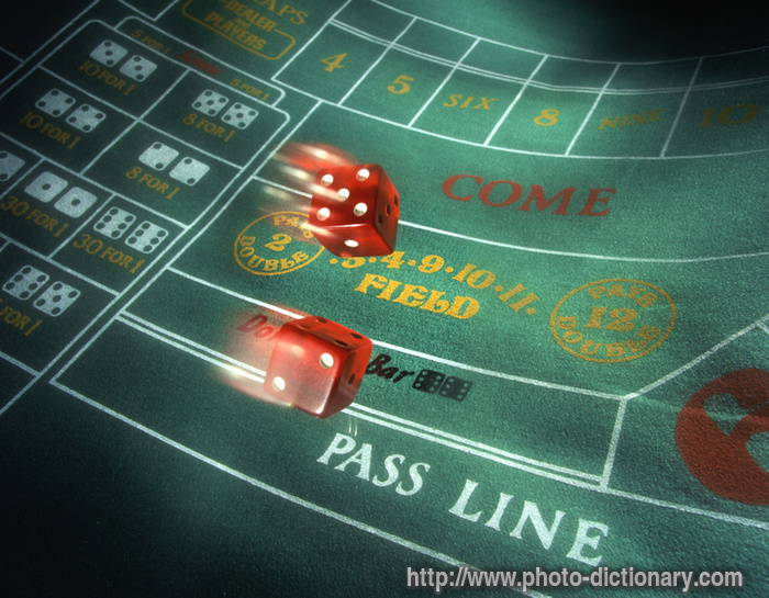 gamble - photo/picture definition - gamble word and phrase image