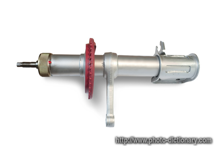 shock absorber - photo/picture definition - shock absorber word and phrase image