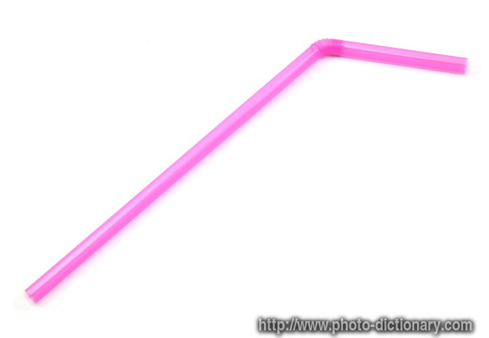 bendy straw - photo/picture definition at Photo Dictionary - bendy