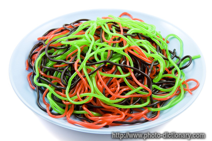 candy laces - photo/picture definition - candy laces word and phrase image
