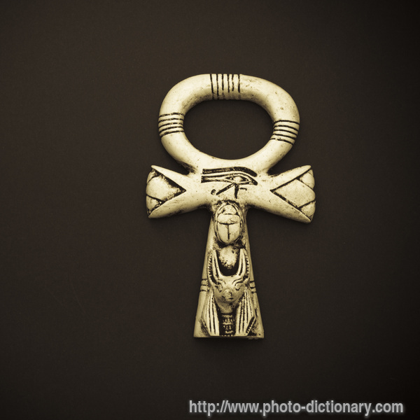 Egyptian ankh - photo/picture definition - Egyptian ankh word and phrase image