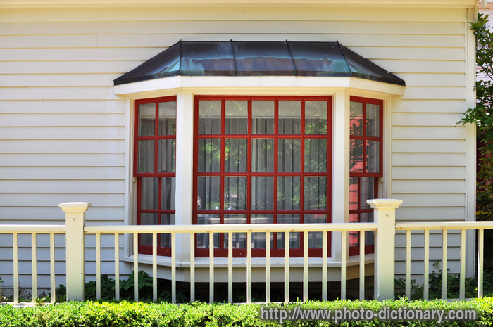 bay window - photo/picture definition - bay window word and phrase image