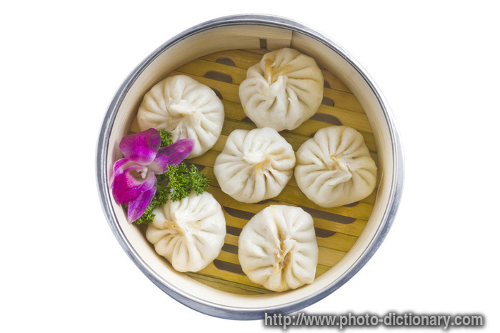 steamed stuffed buns - photo/picture definition - steamed stuffed buns word and phrase image