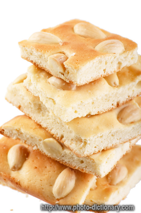 almond cookies - photo/picture definition - almond cookies word and phrase image
