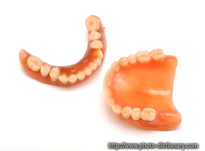 dental prosthesis - photo/picture definition - dental prosthesis word and phrase image