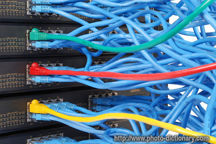 network hub - photo/picture definition - network hub word and phrase image