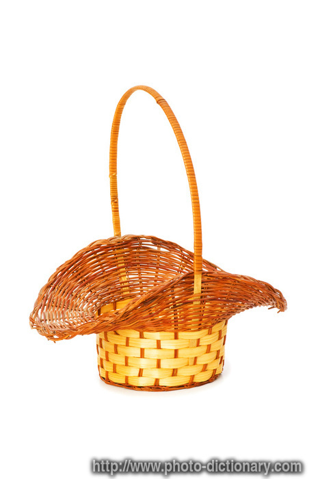 basket - photo/picture definition - basket word and phrase image