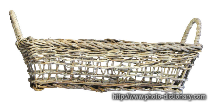 basket - photo/picture definition - basket word and phrase image