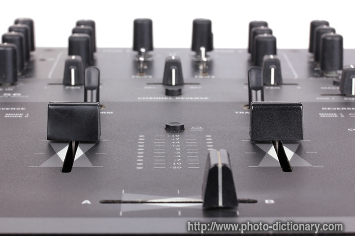 dj mixer - photo/picture definition - dj mixer word and phrase image