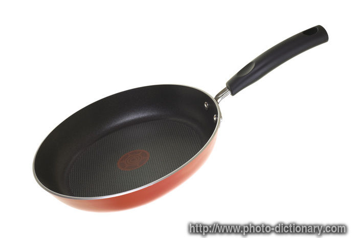nonstick frying pan - photo/picture definition - nonstick frying pan word and phrase image