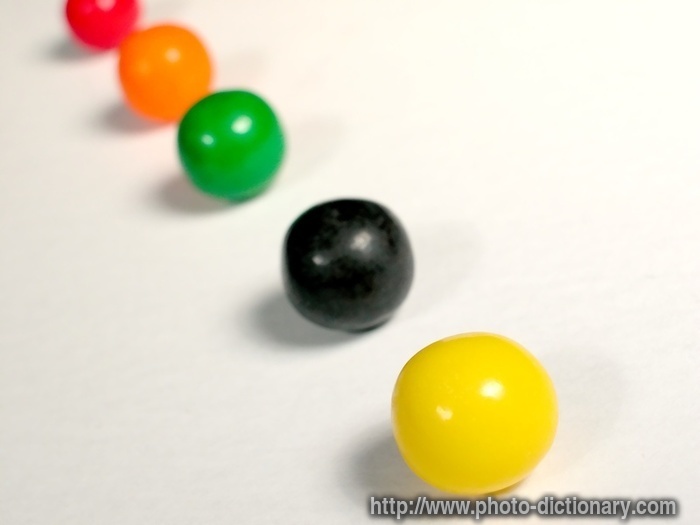 gum balls - photo/picture definition - gum balls word and phrase image