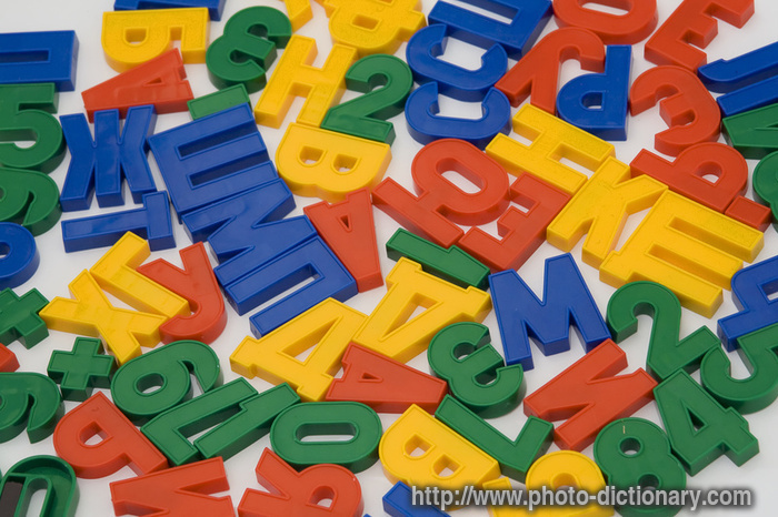 letters - photo/picture definition - letters word and phrase image