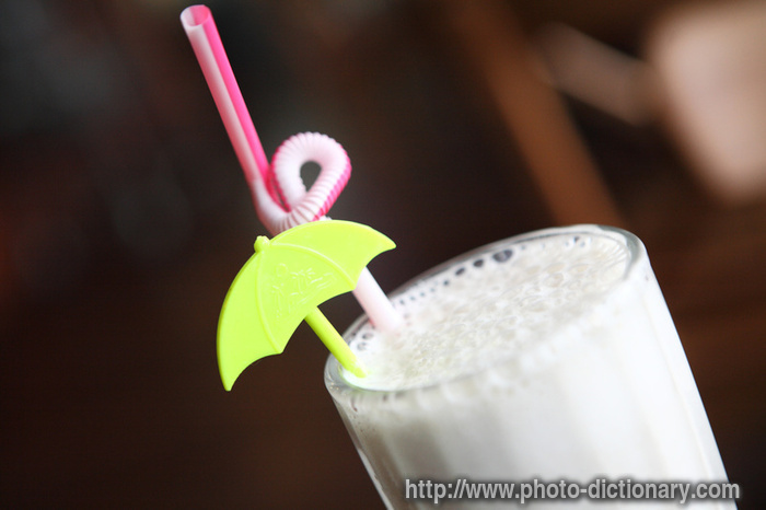 milk drink - photo/picture definition - milk drink word and phrase image