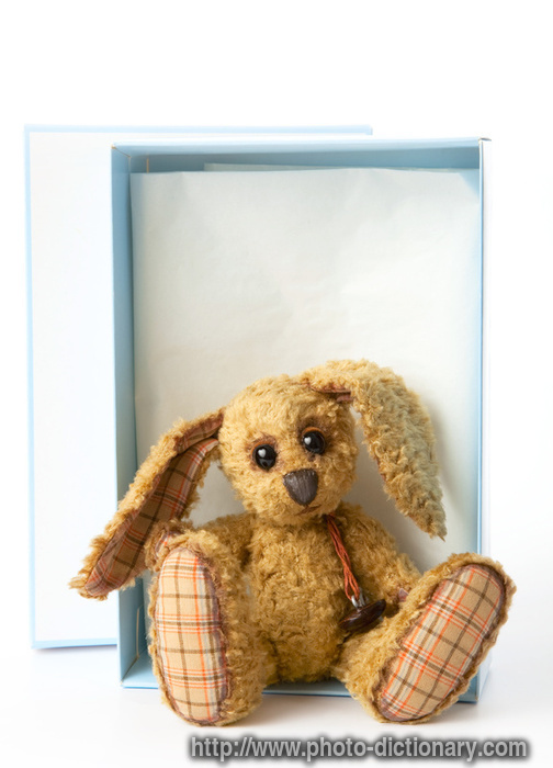 bunny toy - photo/picture definition - bunny toy word and phrase image