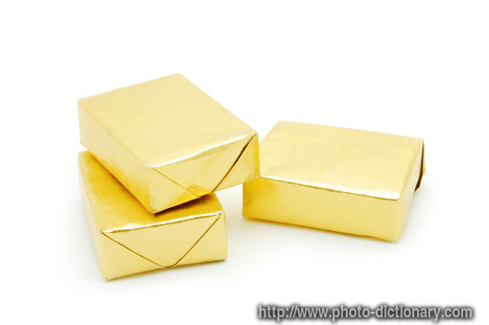 golden packs - photo/picture definition - golden packs word and phrase image