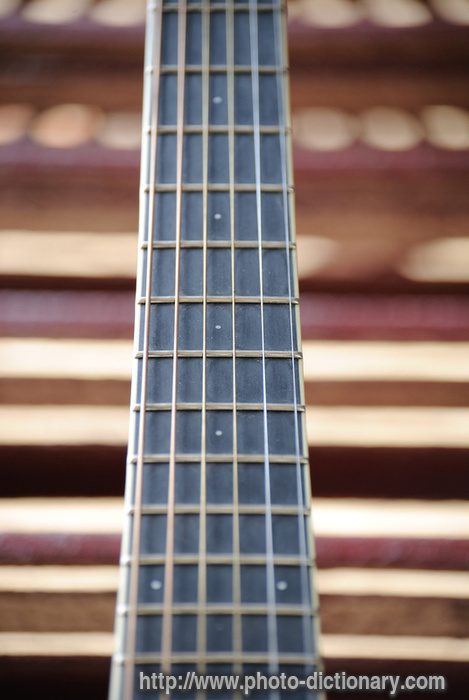 guitar neck - photo/picture definition - guitar neck word and phrase image