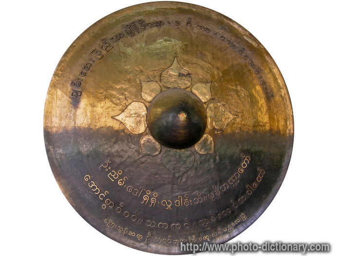 burma gong - photo/picture definition - burma gong word and phrase image