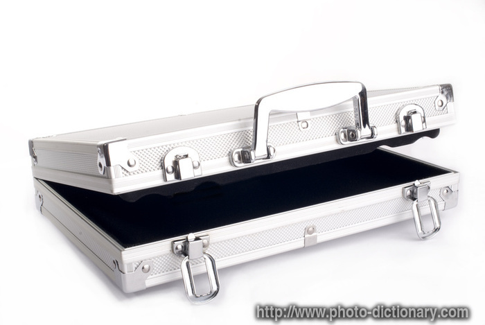 briefcase - photo/picture definition - briefcase word and phrase image