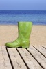green boot - photo/picture definition - green boot word and phrase image