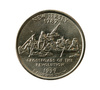New Jersey state quarter coin - photo/picture definition - New Jersey state quarter coin word and phrase image