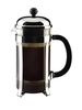 French press coffeemaker - photo/picture definition - French press coffeemaker word and phrase image
