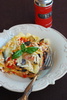 eggplant lasagna - photo/picture definition - eggplant lasagna word and phrase image
