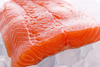salmon on ice - photo/picture definition - salmon on ice word and phrase image