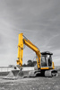 industrial digger - photo/picture definition - industrial digger word and phrase image