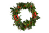 Christmas wreath - photo/picture definition - Christmas wreath word and phrase image