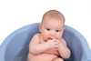 baby in bathtub - photo/picture definition - baby in bathtub word and phrase image