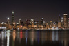Chicago at night - photo/picture definition - Chicago at night word and phrase image