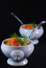 pumpkin and salmon soup - photo/picture definition - pumpkin and salmon soup word and phrase image